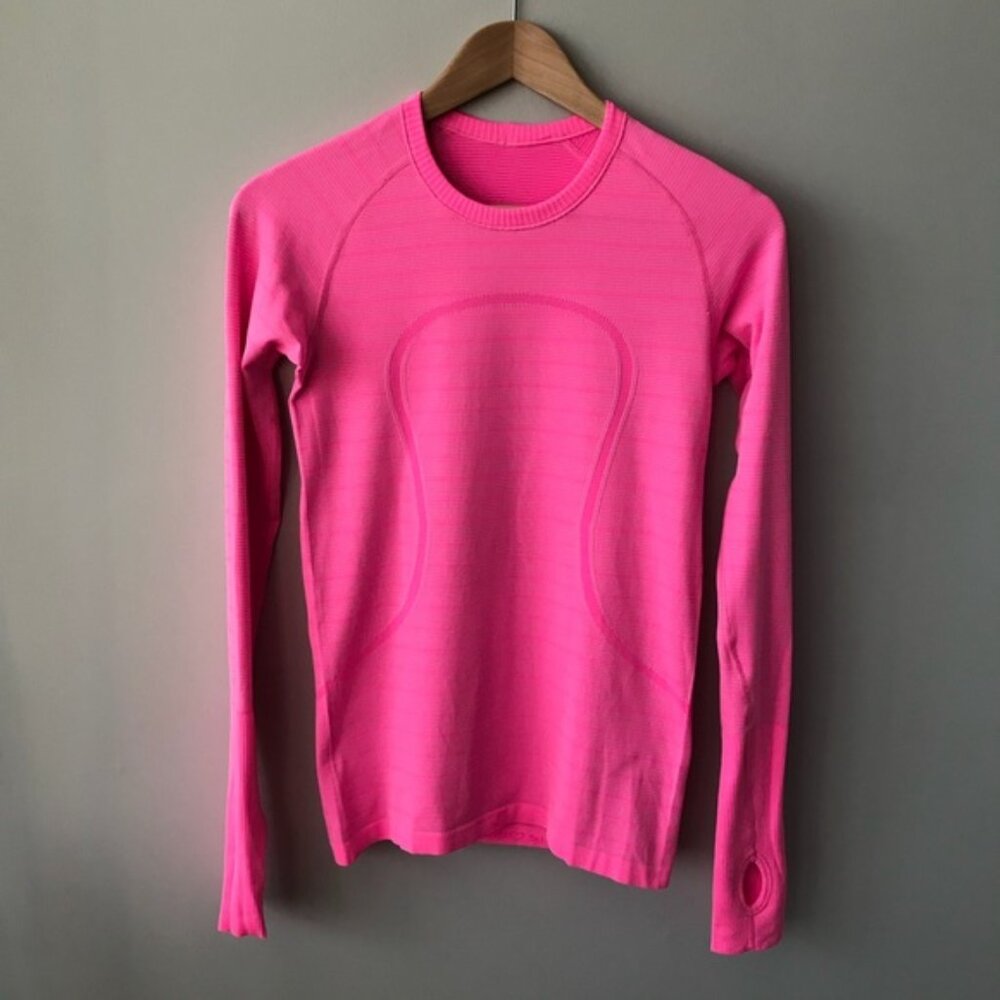 Lululemon Long Sleeve Run Swiftly Tech In Heather… - image 1